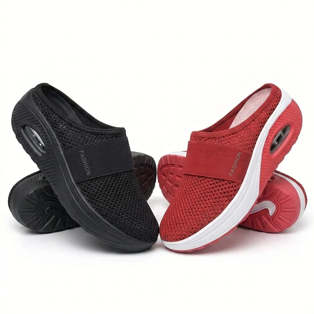 (🔥LETZTER TAG SALE– 80 % RABAT🔥) BQODQO® Luftpolster Slip-on Walking Schuhe mit Fußgewölbeunterstützung, für Damen - Image 11