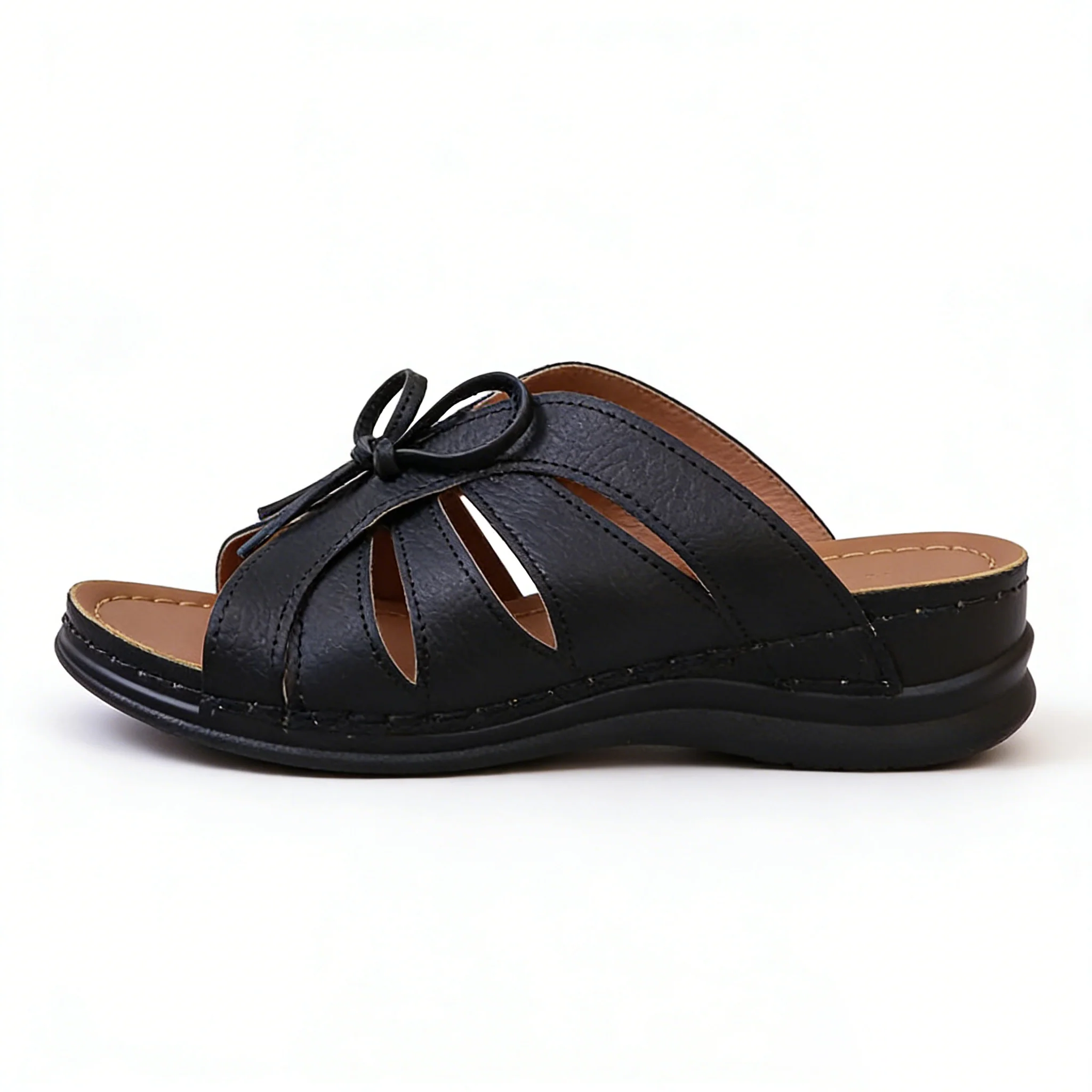 (🔥 LETZTER TAG SALE – 80 % RABATT) ✨ Damen Sandale mit weichem Absatz