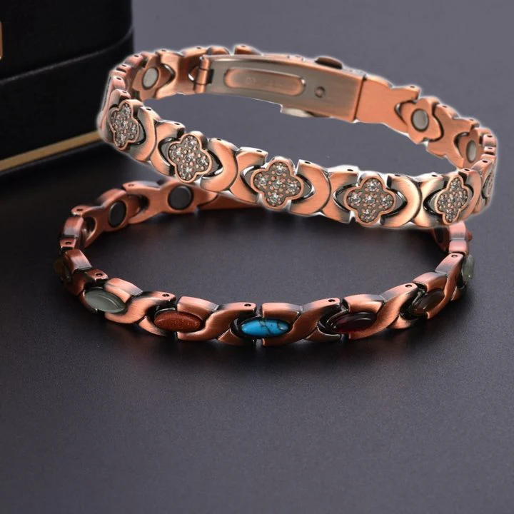 🌟Neue Woche, neue Rabatte: 80 % Rabatt – 🍀 Klee-Armband aus Kupfer mit Magnetverschluss [2 Stück kaufen, versandkostenfrei] - Image 8