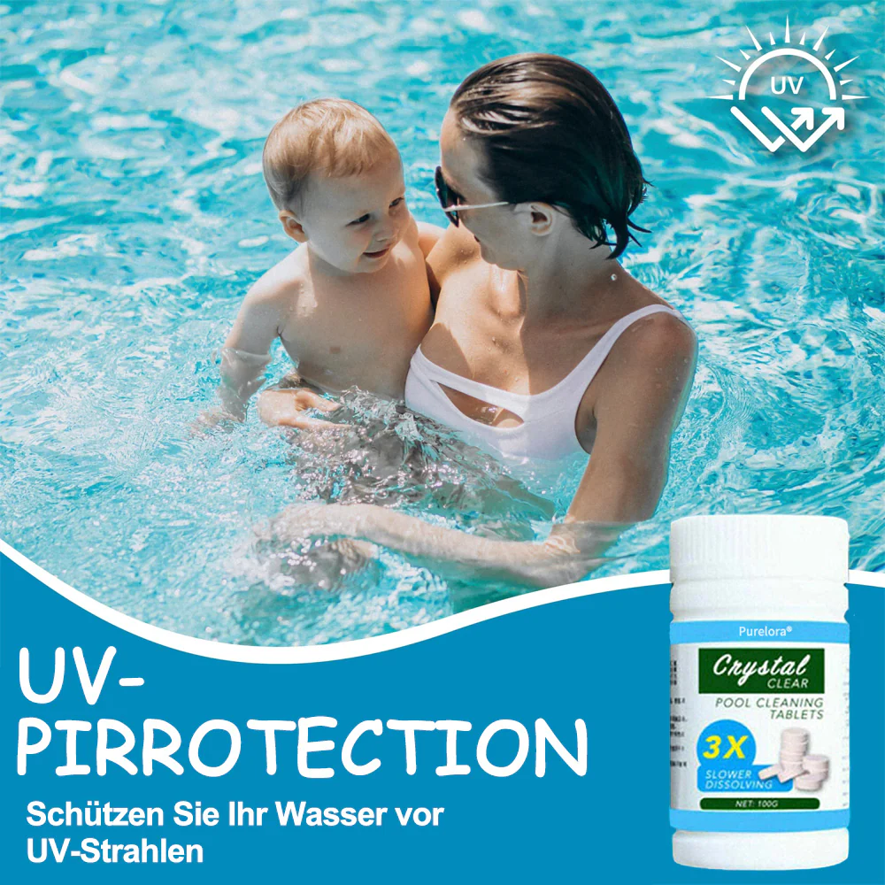 🔥JETZT IM SONDERANGEBOT: 49 % RABATT 🎁 𝙋𝙪𝙧𝙚𝙡𝙤𝙧𝙖®  Equalityl RefreshPool Schnellreinigungstabletten für den Pool (100 Stück) - Image 4