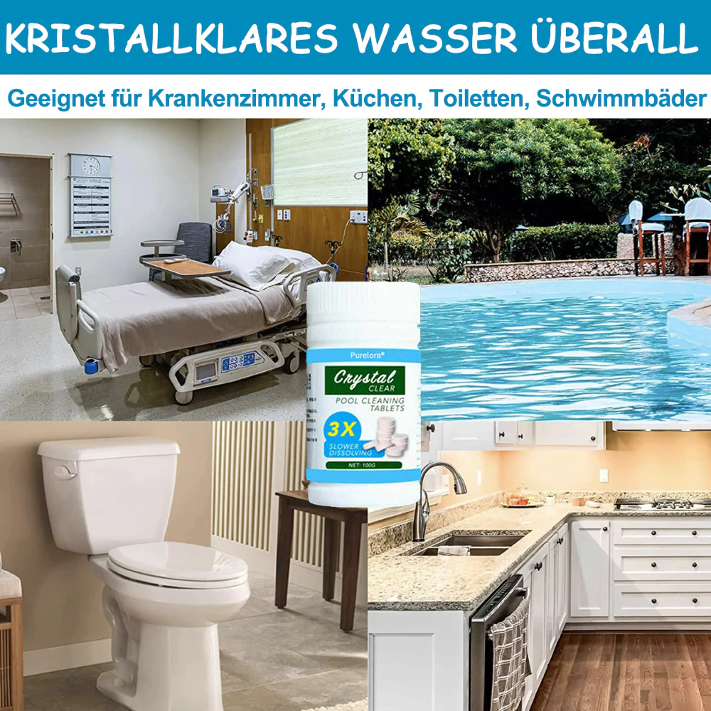 🔥JETZT IM SONDERANGEBOT: 49 % RABATT 🎁 𝙋𝙪𝙧𝙚𝙡𝙤𝙧𝙖®  Equalityl RefreshPool Schnellreinigungstabletten für den Pool (100 Stück) - Image 6