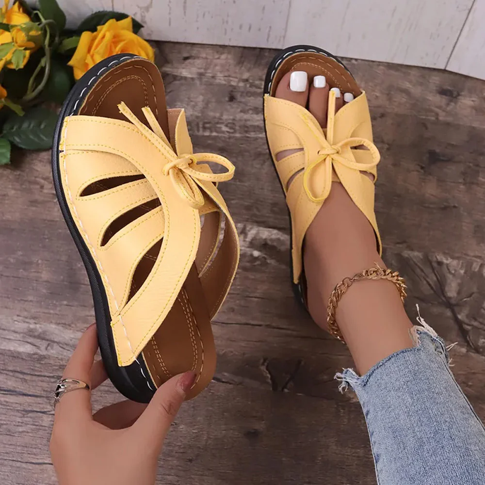 LETZTER TAG SALE – 80 % RABATT Damen Sandale mit weichem Absatz